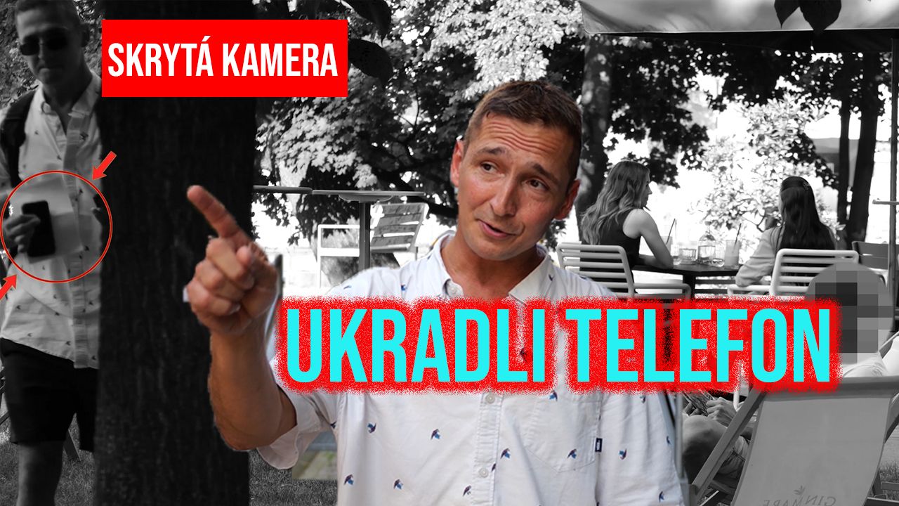 Skrytá kamera: Podívejte se, jak během 10 vteřin ukradli telefon z ruky | Stream